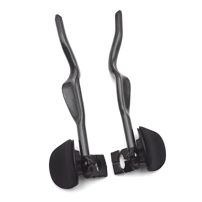 Vélo de route Triathlon temps d'essai 3K repose-vélo entièrement en carbone guidon TT 35 °   Pour extension de guidon Aero avec clip