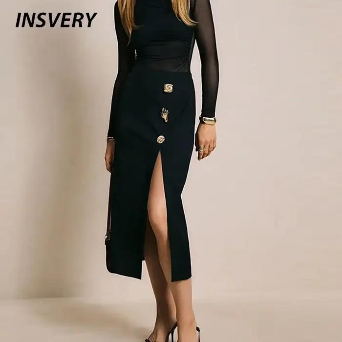 Nouvelle jupe noire tendance pour femmes