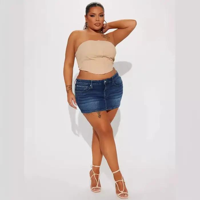 Mini jupes en Denim pour femmes