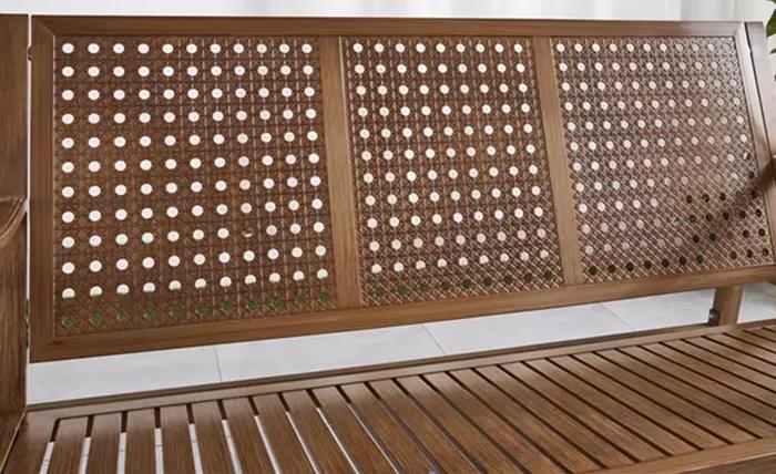Balançoire de Patio en aluminium, chaise à bascule de jardin, ensemble de balançoires à trois places, canapé suspendu moderne, chaise de loisirs, balançoire d'extérieur pour adultes