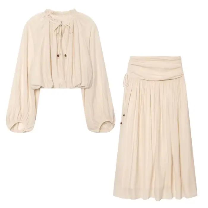 Ensemble jupe plissée HipSeam pour femme