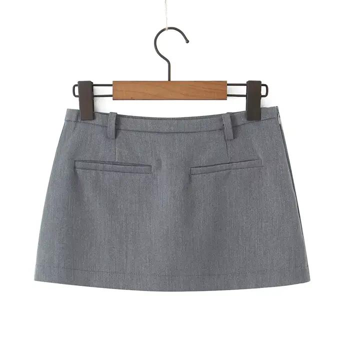 Mini jupes d'été noires pour femmes