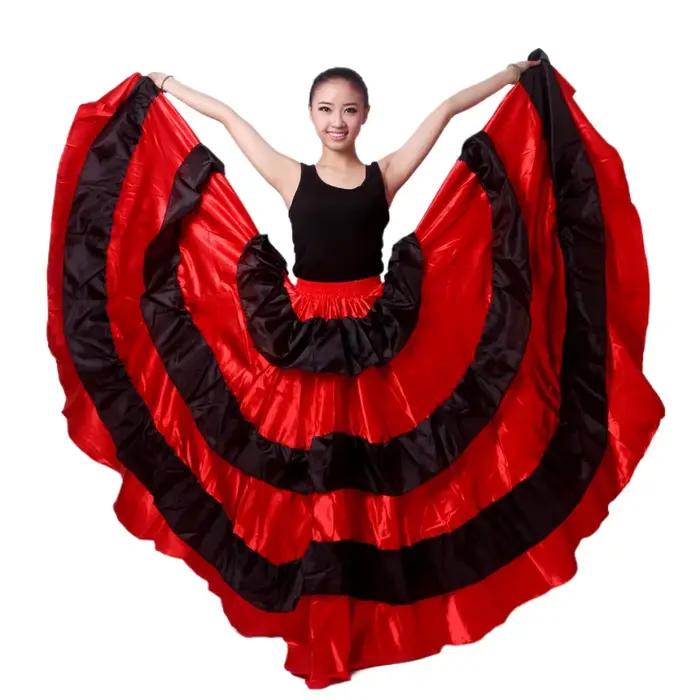 Jupe de Flamenco espagnole pour femme gitane
