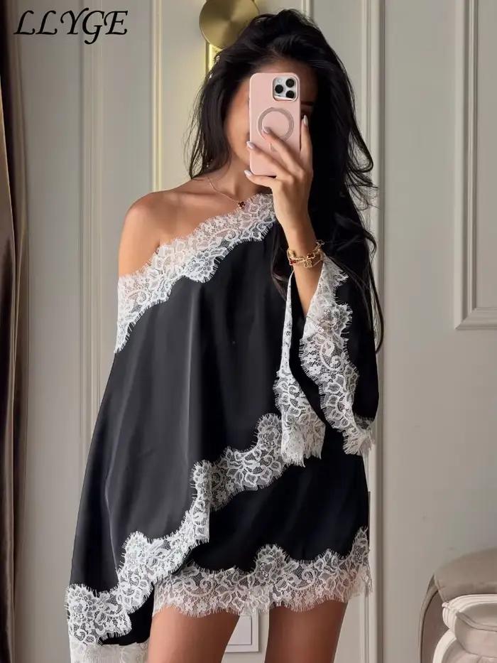 Robe longue plissée pour femme