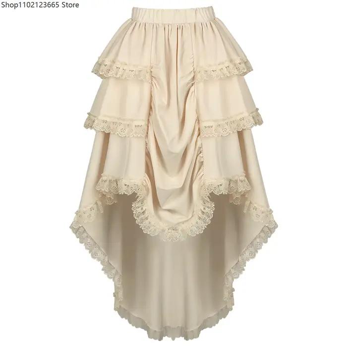 Jupe longue vintage Renaissance pour femme