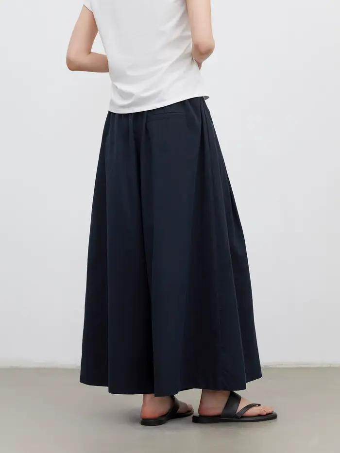 CHIC VEN Mode Femme Culottes Unies Nouveauté Décontractées Taille Haute Plissées Jupes-Shorts Amples pour Bureau Été 2026
