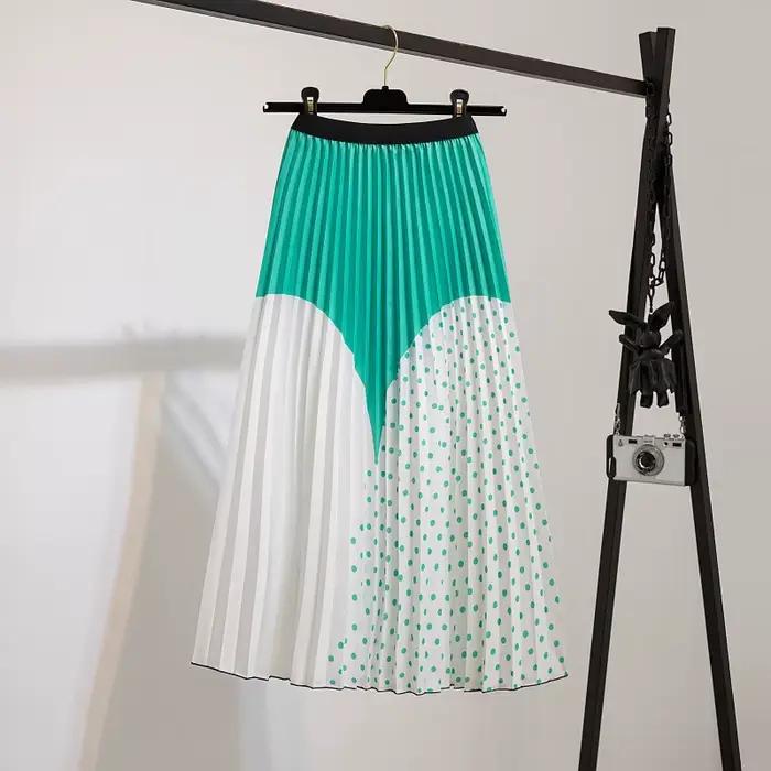 Nouvelle Collection 2026 – Jupes Plissées d'Été à Motifs Cartoon pour Femmes – Taille Haute Élastique – Longueur Midi-Cuisse – Idéales pour les Fêtes – Jupe Longue pour Jeunes Femmes