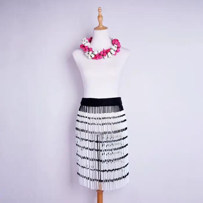 Jupe Vintage Maori AREX Piupiu pour Femme