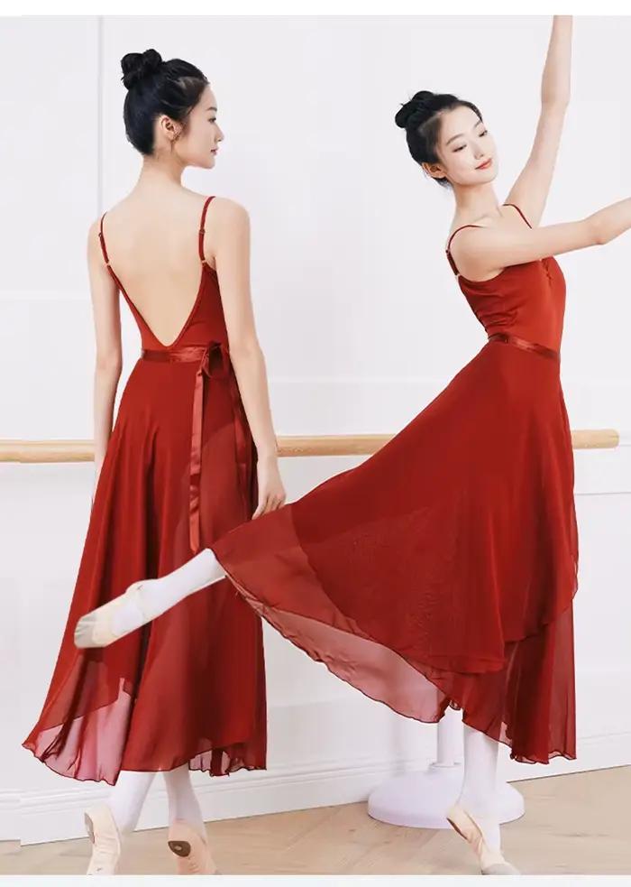 Jupe de ballet enveloppante pour femme adulte
