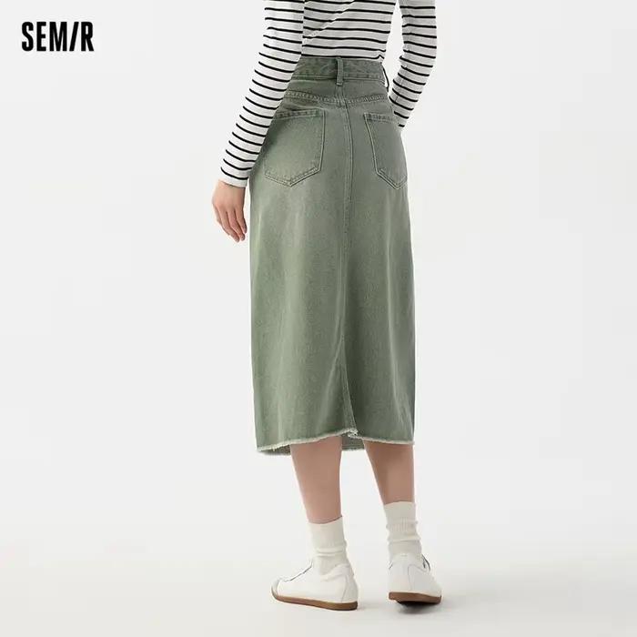 Jupe en jean pour femme