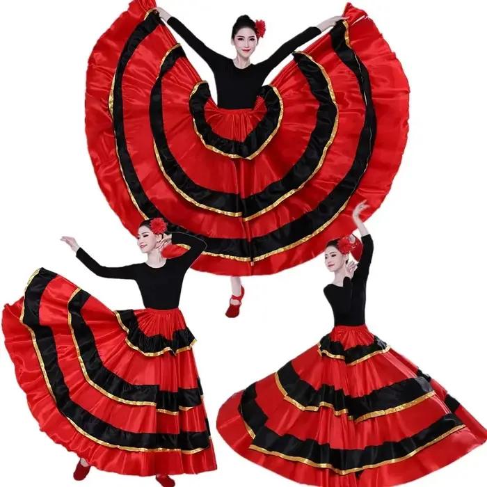 Jupe de danseuse gitane pour femme