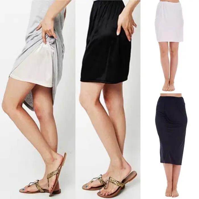 Jupon en Satin pour Femme, Sous-jupe, Lingerie