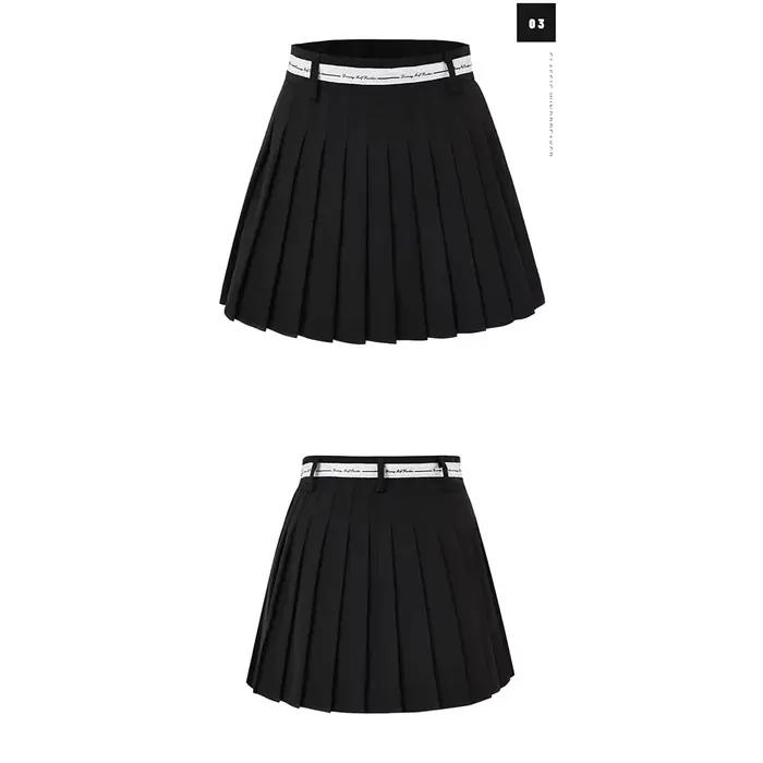 Jupe de Golf plissée taille haute pour femmes
