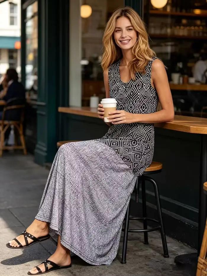 Robe longue élégante pour femmes