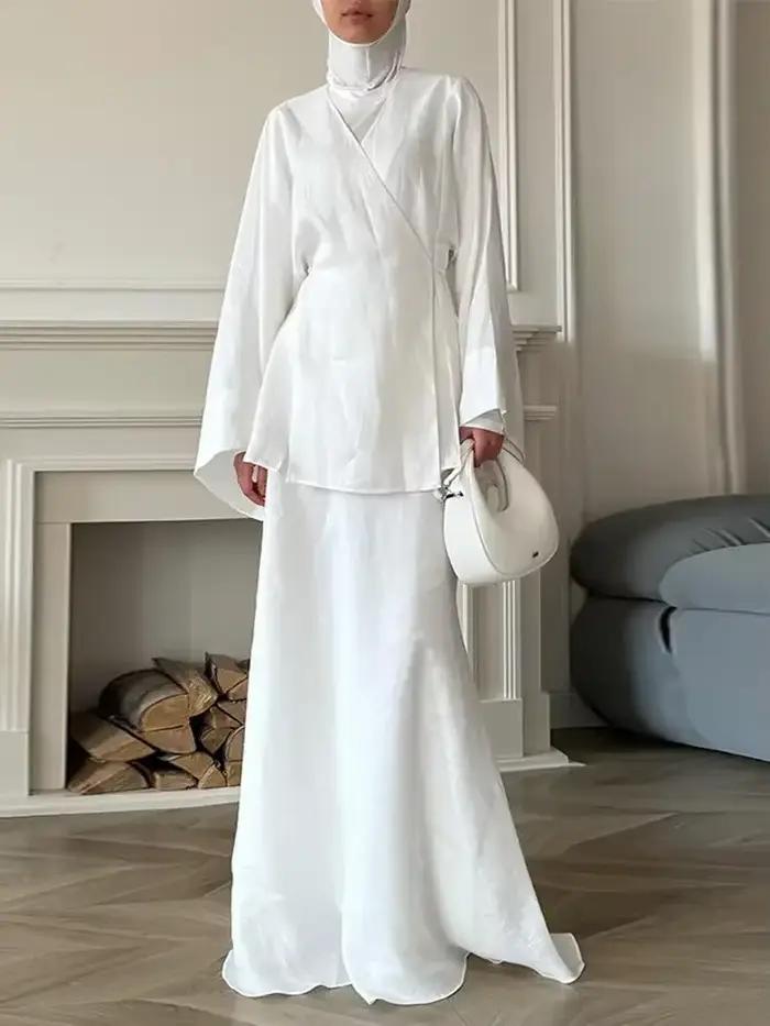 Ensemble chemise et jupe Chic pour femmes