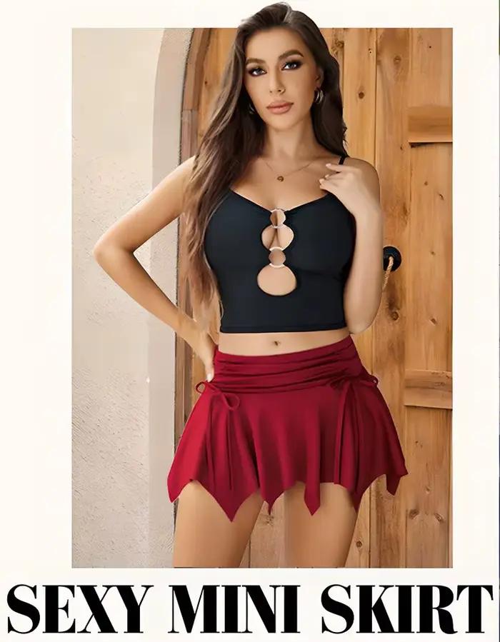Demi-jupe plissée pour Spice Girl