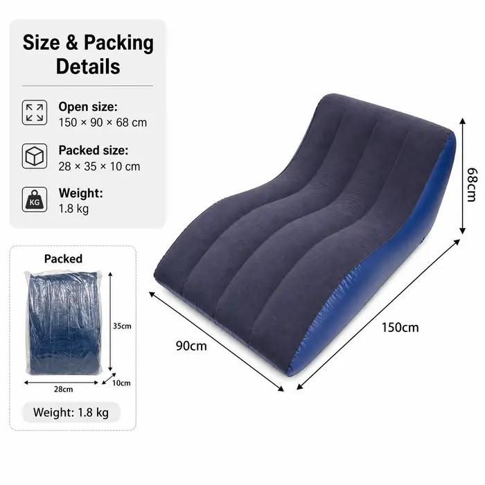 Fauteuil de salon ergonomique en forme de S pour intérieur, canapé paresseux individuel, fauteuil inclinable confortable pour balcon, salon, chambre à coucher