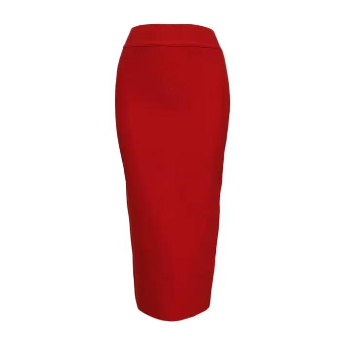 Jupes longues femmes été Sexy pansement jupe crayon femme vêtements grande taille mode Harajuku Vintage élastique dames