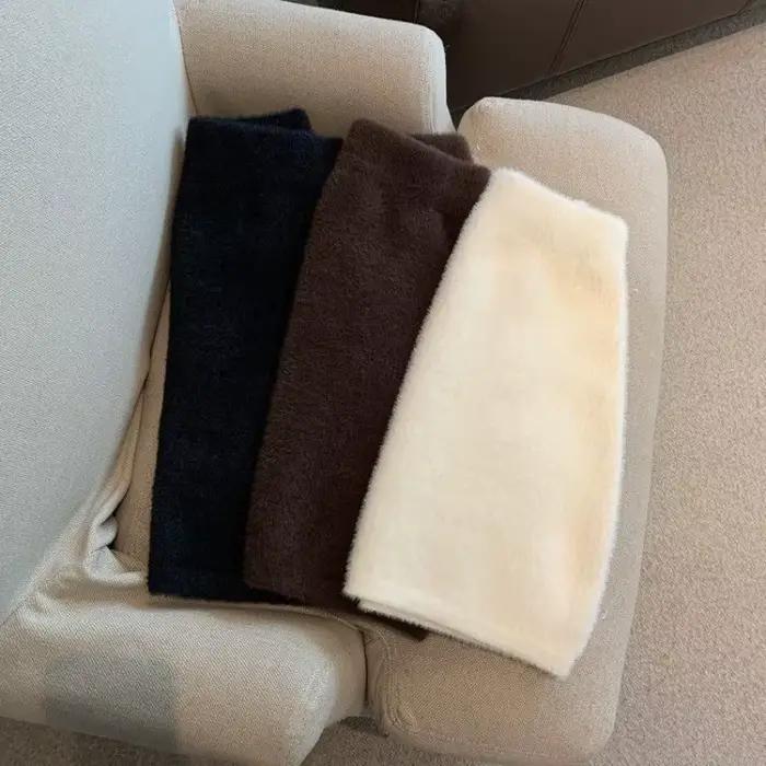 Jupe courte taille haute pour femme