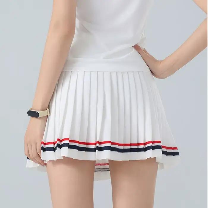 Jupe plissée de tennis pour femme, séchage rapide, anti-frottement, avec poche intérieure, pour le golf, la course, l'entraînement et les loisirs