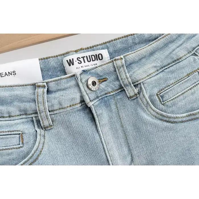 Mini jupe en jean avec poches Y2k