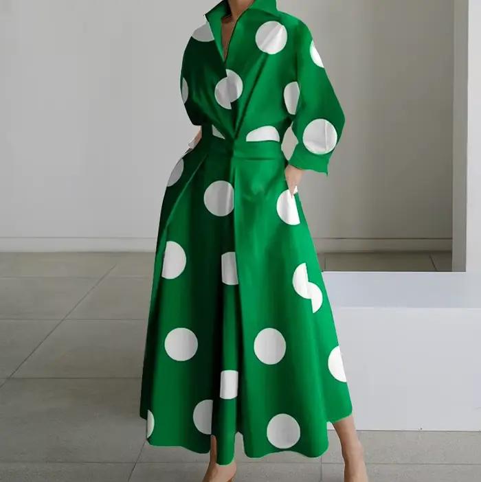 Robe longue taille haute pour femmes