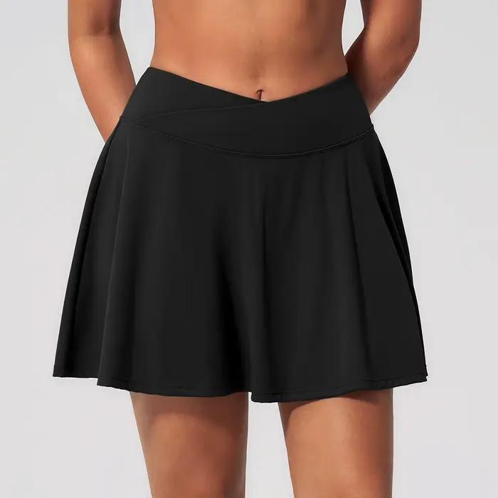 Jupe courte de yoga pour femme
