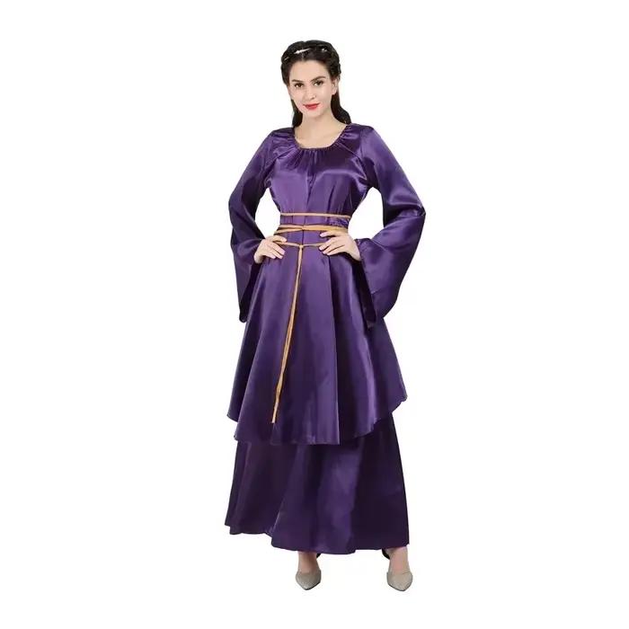Robe longue médiévale pour femme