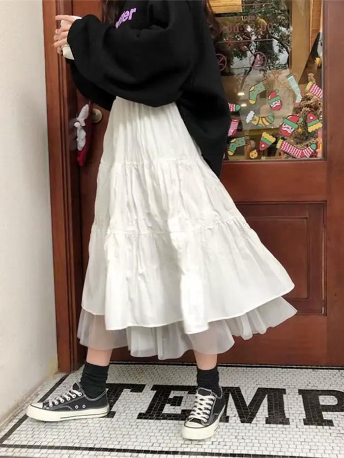Jupes longues mi-longues en Tulle pour femmes