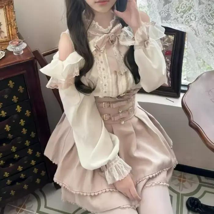 Ensemble jupe courte japonaise Kawaii