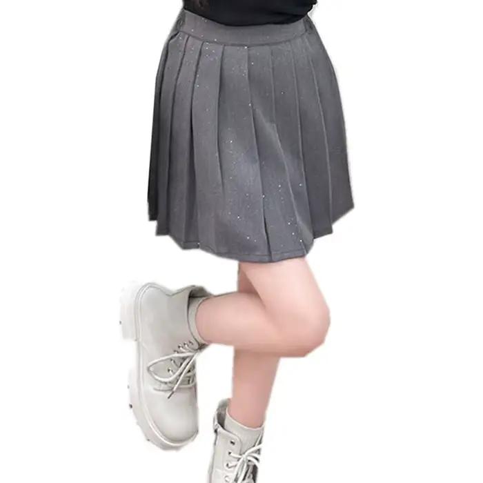 Mini jupe plissée d'écolière japonaise pour adolescentes