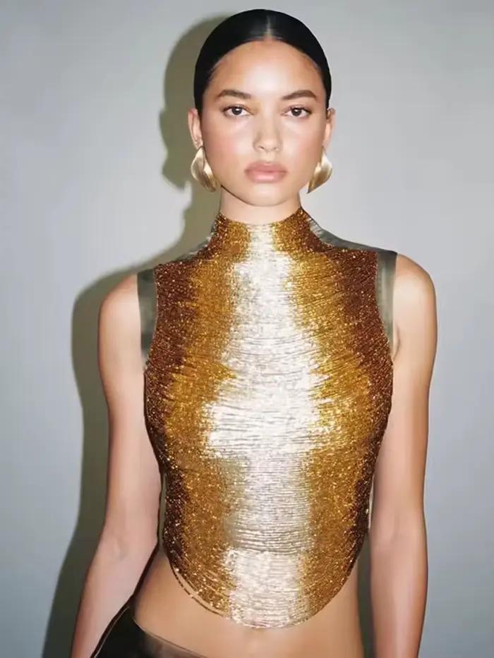 Ensemble de soirée de luxe deux pièces pour femme