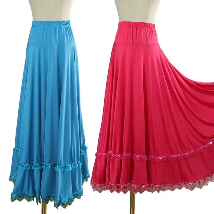 Jupe de danse flamenco espagnole pour femme
