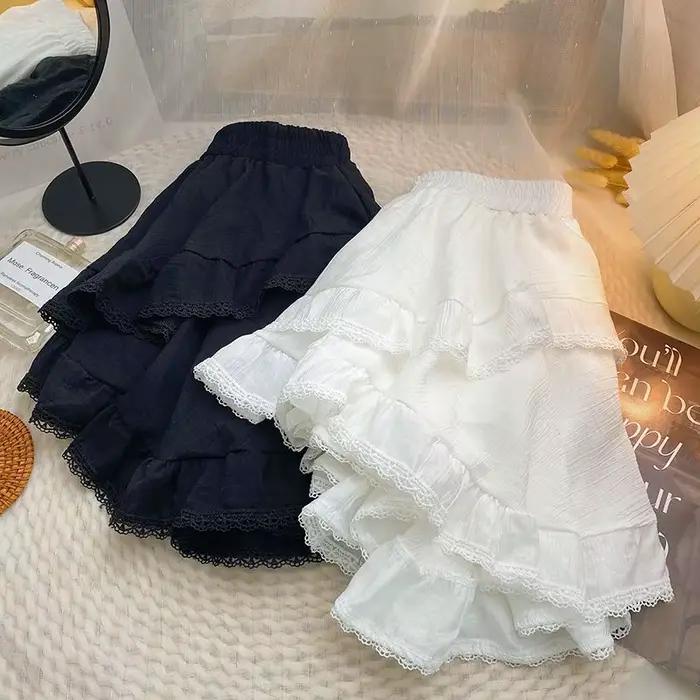 Mini jupe Kawaii à volants pour femmes