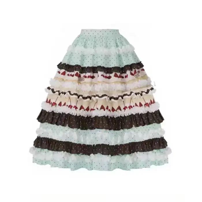 Jupe longue vintage pour femme