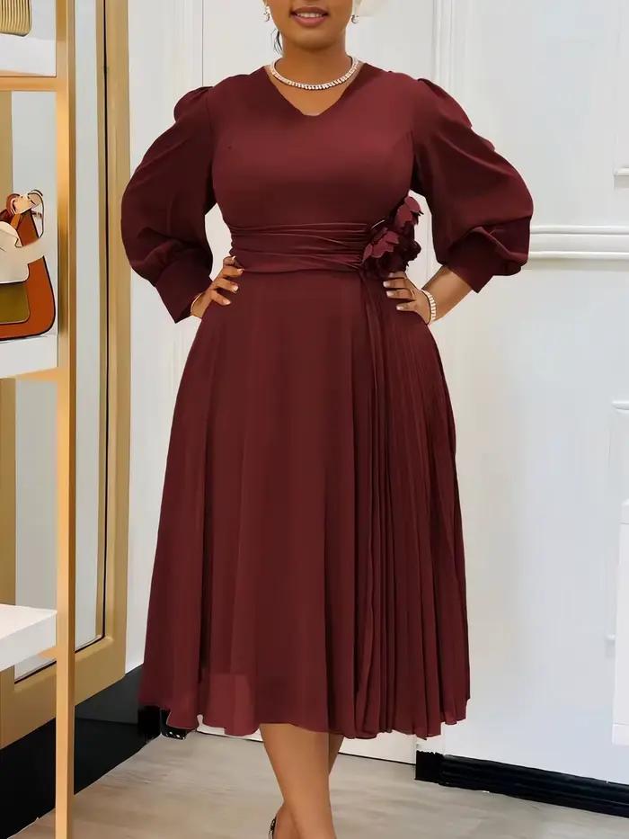 Jupe trapèze élégante de couleur unie, robe grande taille, mode printemps 2025, vêtement tendance pour femmes