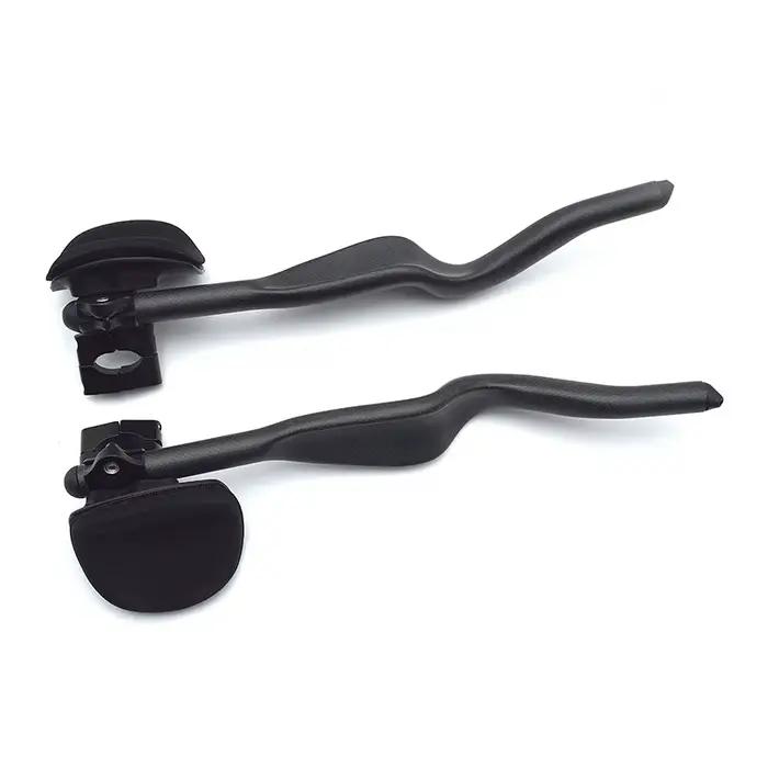 Vélo de route Triathlon temps d'essai 3K repose-vélo entièrement en carbone guidon TT 35 °   Pour extension de guidon Aero avec clip