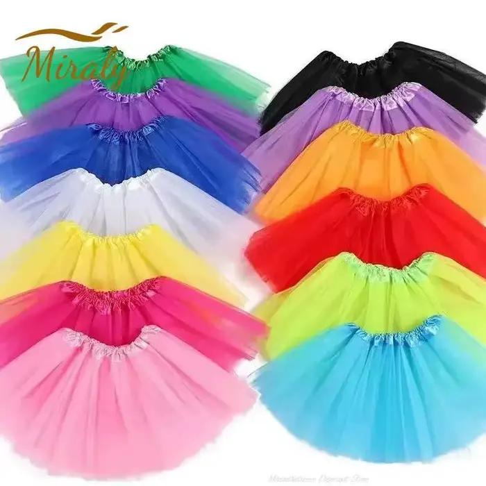 Jupe Tutu en Tulle pour Femmes et Filles, Jupe de Danse Classique, Mini-Jupe Courte, Jupon Vintage, Jupon de Ballet en Maille Superposée Occasions Spéciales