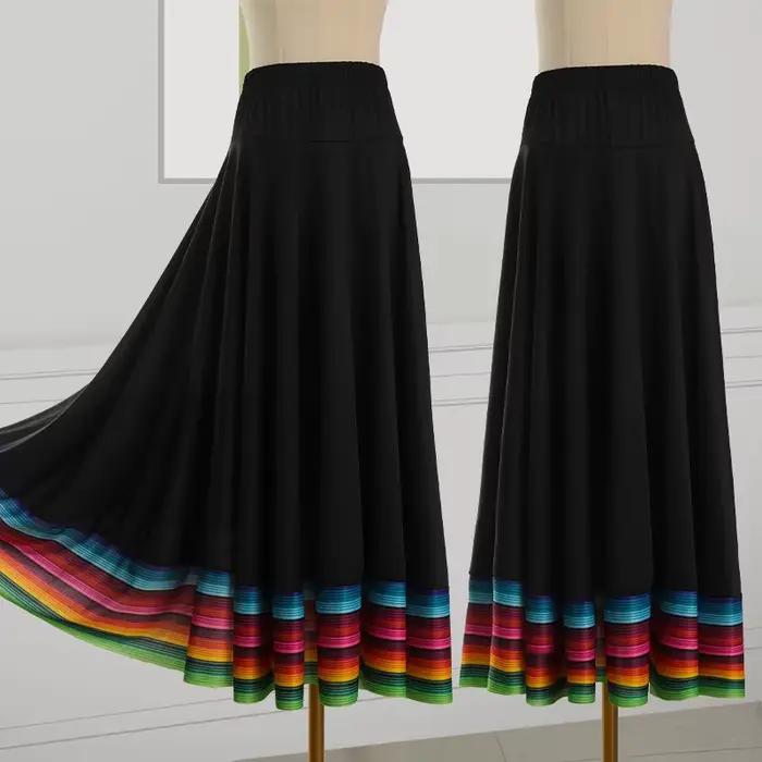 Jupe de danse longue 80 cm pour femme