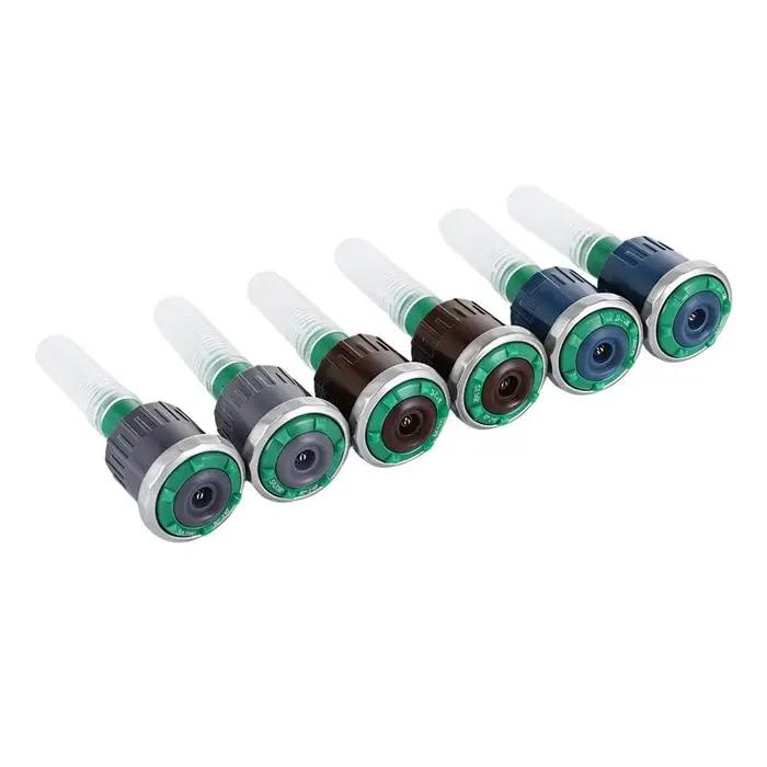 1 pièce - Arroseur rotatif réglable à jet rayonnant avec arc de 90-210/360° et portée de 2,5-9,1 m pour l'irrigation des pelouses et jardins