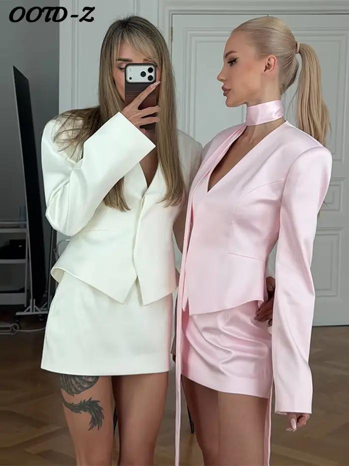 Ensemble jupe et haut imprimé sexy pour femme
