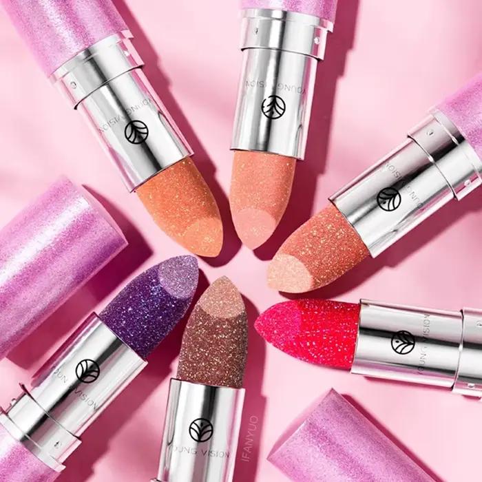 Rouge à lèvres métallique brillant, 6 couleurs, brillant et audacieux, teinte nacrée, longue durée, mat, maquillage pour les lèvres, cadeaux pour personnes âgées