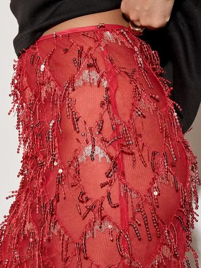 Jupe à paillettes pour femmes