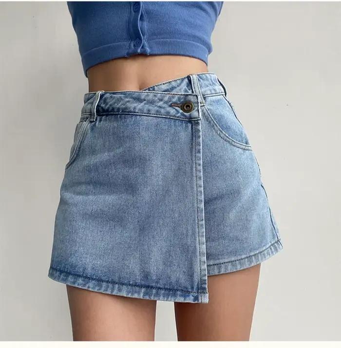 Jupe en jean, nouveau Design fin