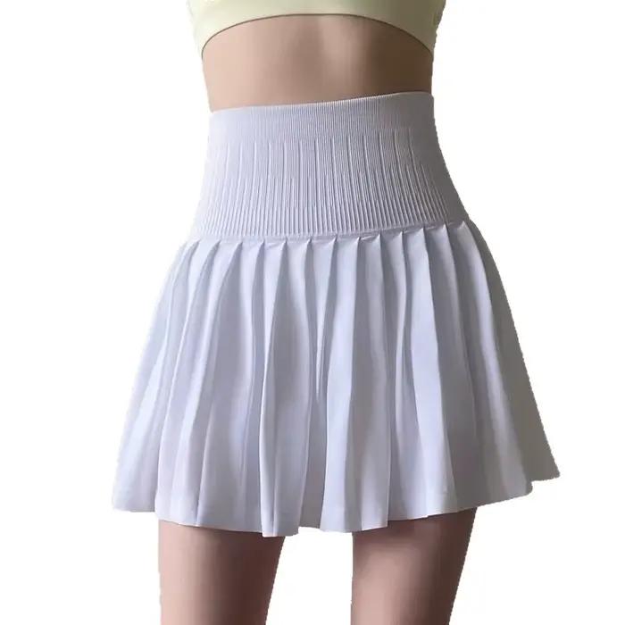 Jupe de sport taille haute pour femme
