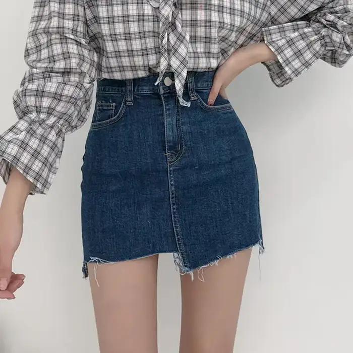 Jupes en jean pour femmes