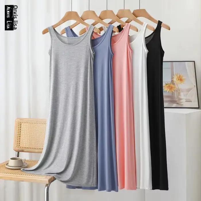 Robe longue en Modal grande taille pour femmes