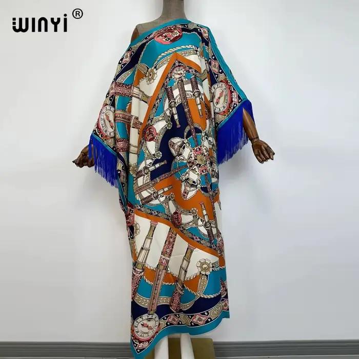 Robe Longue en Mousseline de Soie pour Femme