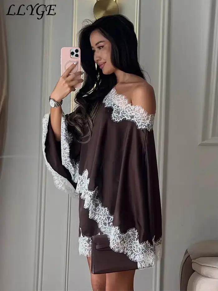 Robe longue plissée pour femme