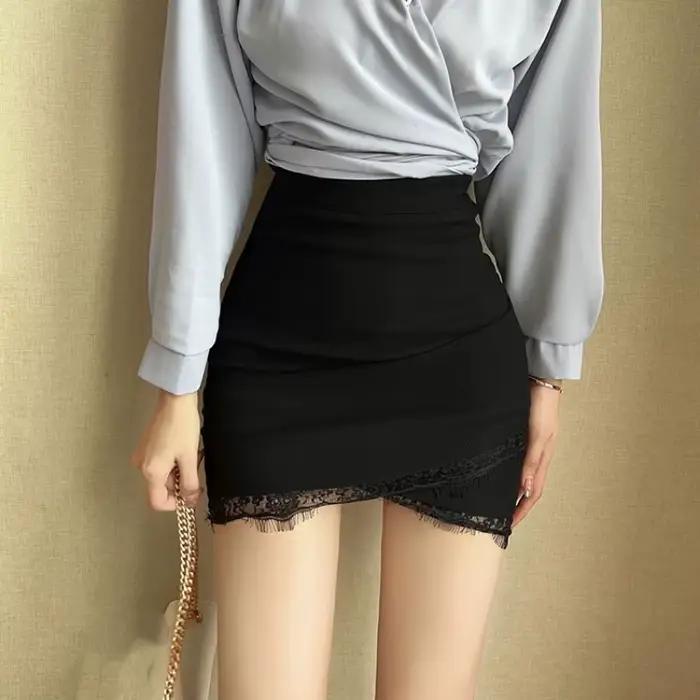 Jupe Midi femme nouveau en Patchwork jupes d'été pour femmes 2025 tendance pas cher haute qualité esthétique luxe vêtements élégants ventes